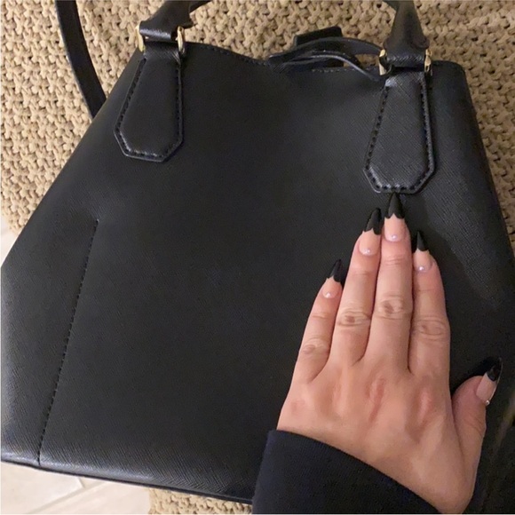 Michael Kors Black Leather Tote Bag - Picture 8 of 8